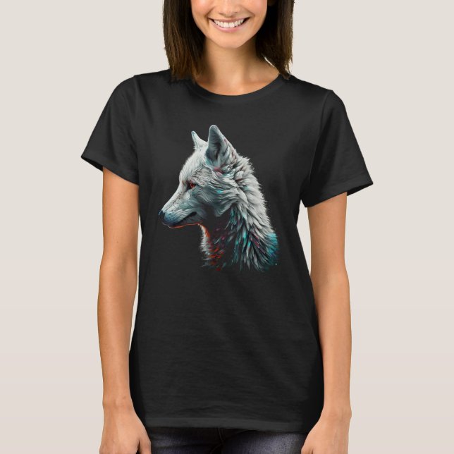 Camiseta Fox White  Animal Fox 1 (Anverso)