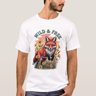 Camiseta Fox Wild & Free: Vida silvestre de la nat