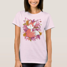 Camiseta Fox y Berries otoñales