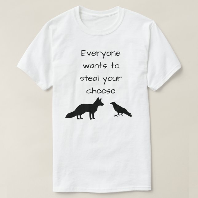 Camiseta Fox y cuervo (Diseño del anverso)