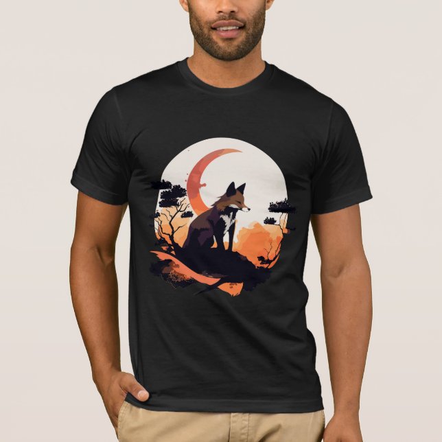 Camiseta Fox y la luna (Anverso)