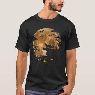 Camiseta Fox Y Moon Halloween Costueen Calabaza Fox Lover