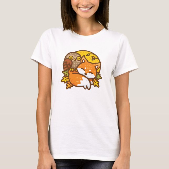 Camiseta Fox y Owl (Anverso)
