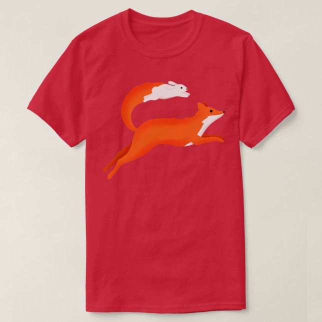 Camiseta Fox y Rabbit (Diseño del anverso)