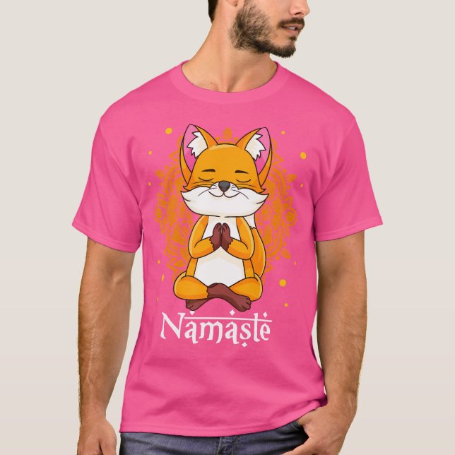 Camiseta Fox Yoga Namaste Fox Lovers (Anverso)