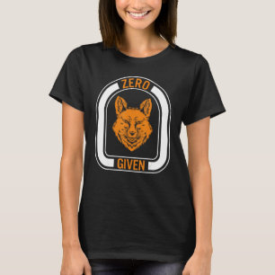 Camiseta Fox Zero Fox Administró Tee Animal Mammal Nature W