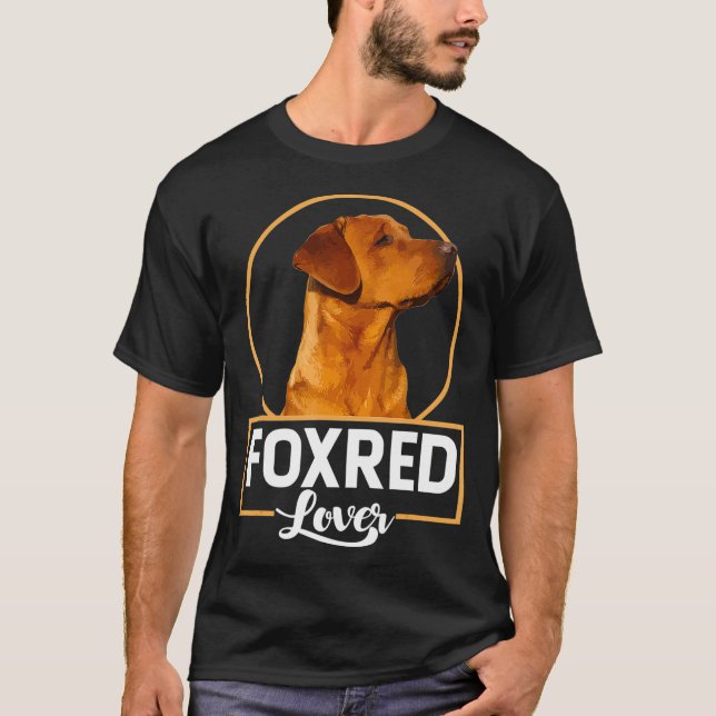 Camiseta foxador labrador lover redfox labrador (Anverso)