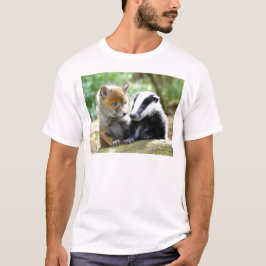 Camiseta Foxcub y Badger Cute!