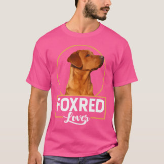 Camiseta Foxed Lover Redfox Labrador Retriever Fox Red