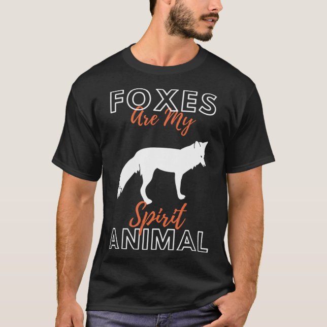 Camiseta Foxes Are My Spirit Animal Forest Animal   Fox (Anverso)