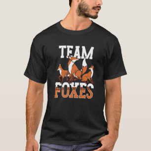Camiseta Foxes de equipo diciendo Zorro animal