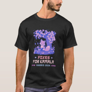 Camiseta FOXES GATO Damas PARA Kamala Harris 2024 Cambio I 