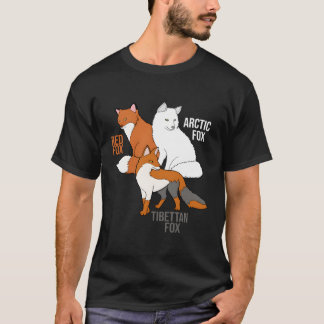 Camiseta Foxes Of The World Funny Fox Animals