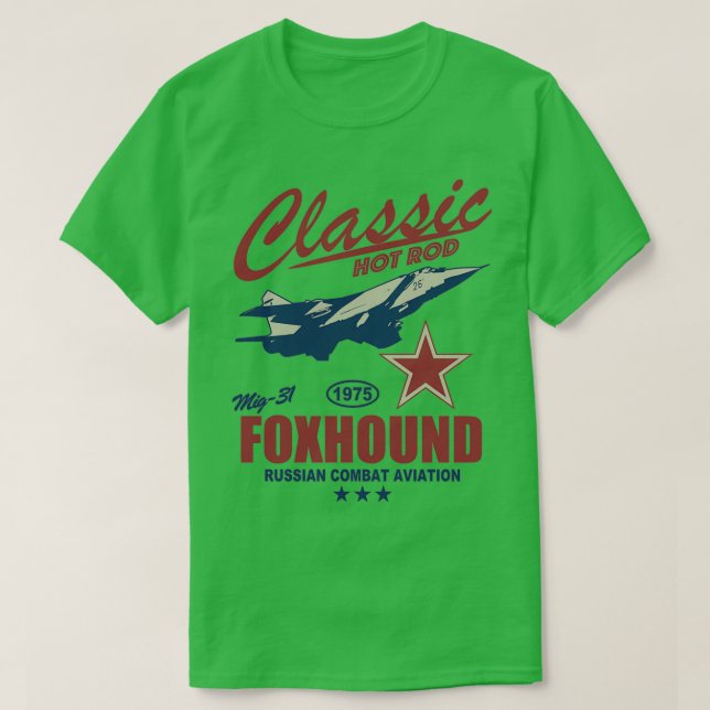 Camiseta Foxhound Mig31  (Diseño del anverso)