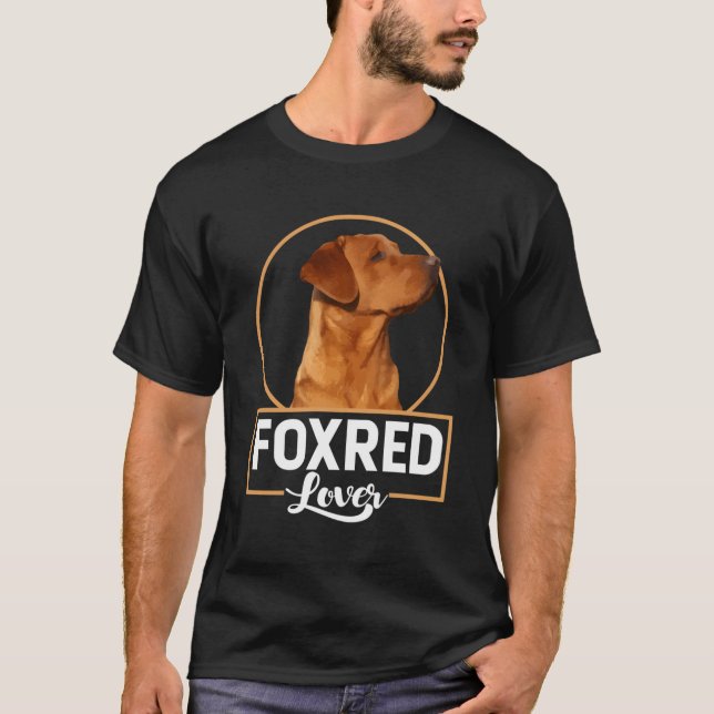 Camiseta Foxred Redfox Labrador Retriever Fox Red (Anverso)