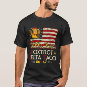 Camiseta Foxtrot Delta Taco 8647 Vamos Taco Us Bandera We T
