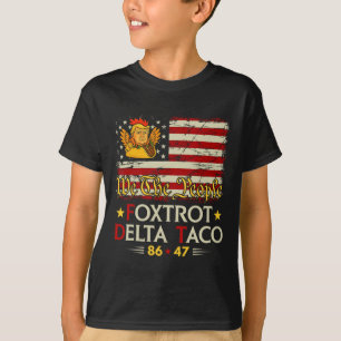 Camiseta Foxtrot Delta Taco 8647 Vamos Taco Us Bandera We T