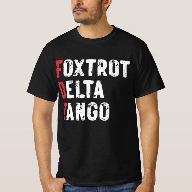 Camiseta Foxtrot Delta Tango (Anverso)