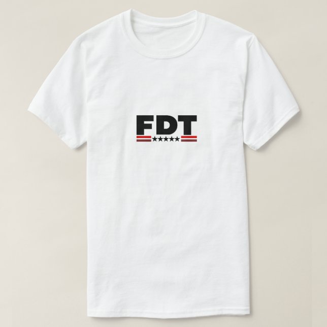 Camiseta foxtrot delta tango (Diseño del anverso)
