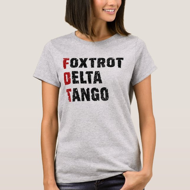Camiseta Foxtrot Delta Tango (Anverso)