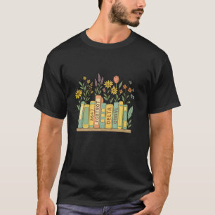 Camiseta Foxtrot Delta Tango Amante de los Libros Floral pa