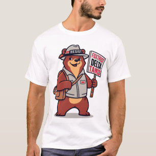 Camiseta Foxtrot Delta Tango Bear Funny