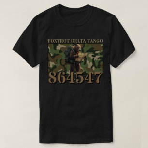 Camiseta Foxtrot Delta Tango Camo Oso