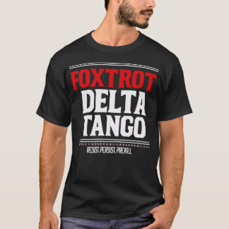 Camiseta Foxtrot Delta Tango divertido Smokey Bear