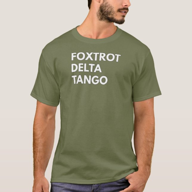 CAMISETA FOXTROT DELTA TANGO FDT (Anverso)