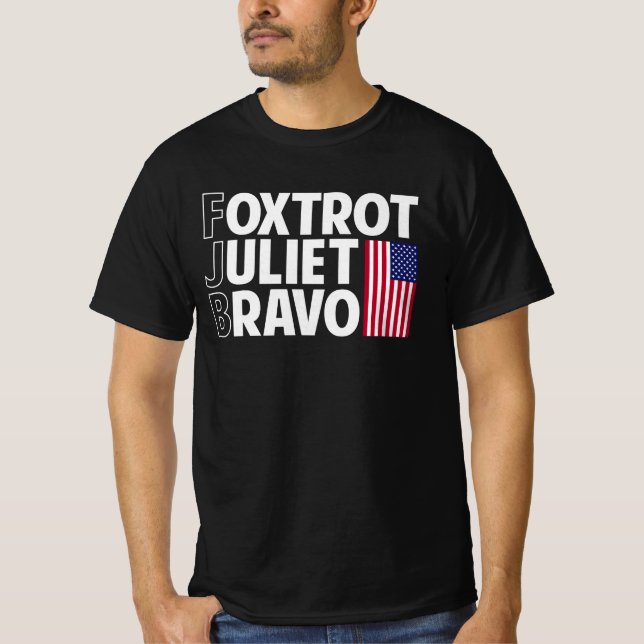 Camiseta foxtrot juliet bravo (Anverso)