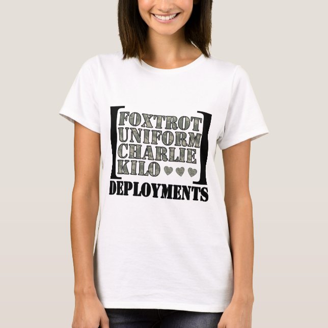 Camiseta Foxtrot los despliegues (Anverso)