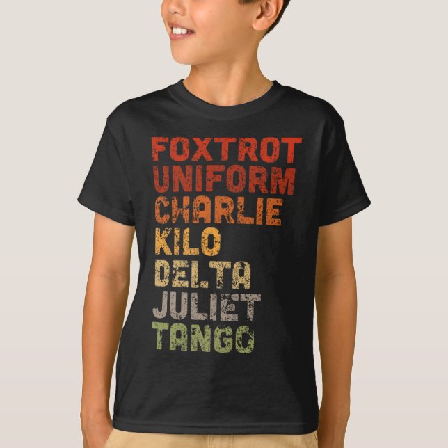 Camiseta Foxtrot Uniform Djt (Anverso)