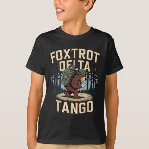 Camiseta Foxtrots Deltas Tangos Funny Resist Bear