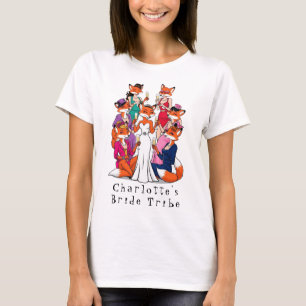 Camiseta Foxy Bride To Be   Bachelorette Bride Tribe Fox