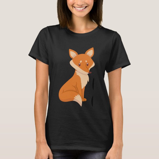 Camiseta Foxy Cute Fox Women's Foxy (Anverso)