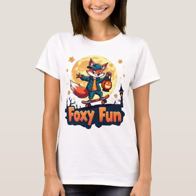 Camiseta Foxy Fun Halloween Skate Tee (Anverso)