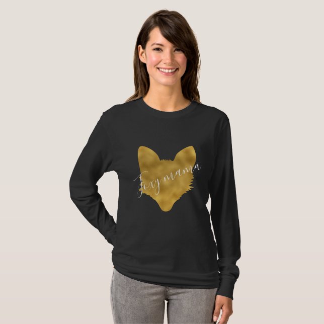 Camiseta Foxy Mama Gold Fox (Anverso completo)