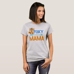 Camiseta Foxy Mama Wild One Blue Woodland Fiesta T-Shirt