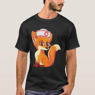 Camiseta Foxy Nurse Fox Apreciación Enfermera Internacional