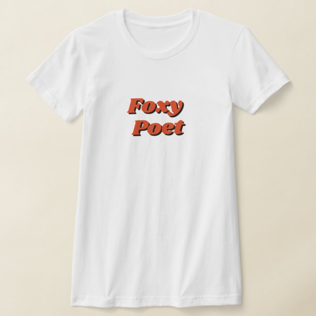 Camiseta "Foxy Poet" (Distribución)