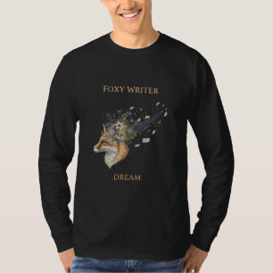 Camiseta Foxy Writer Sueño Celestial   Zorro Caprichoso & E