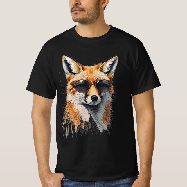 Camiseta Foxy y sin molestia: Guay Fox Graphic (Anverso)