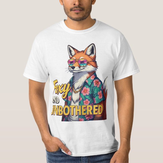 Camiseta Foxy y sin molestia: Guay Fox Graphic (Anverso)