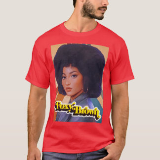 Camiseta Foy marrón aka Pam Grier chica vintage