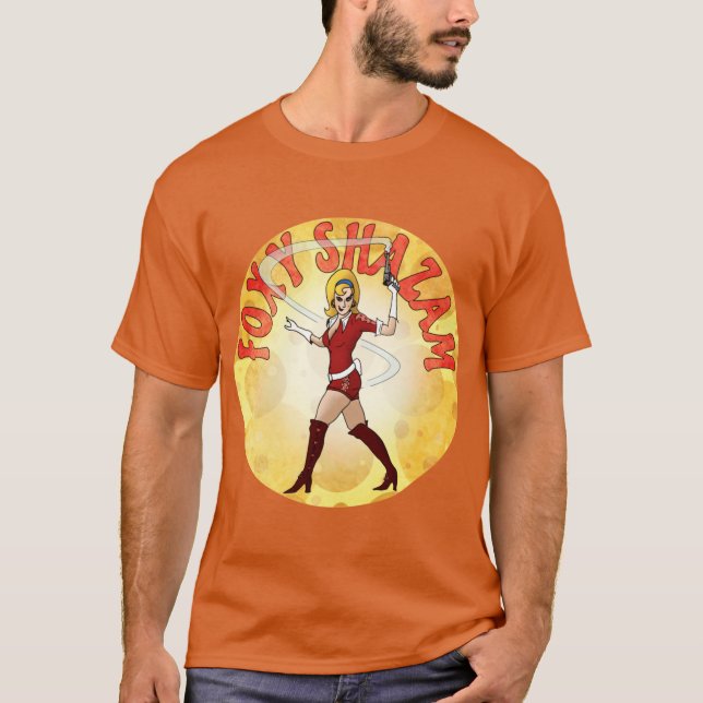 Camiseta Foy Shazam 1960s Retro Image (Anverso)