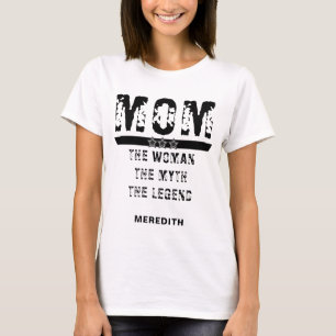 Camiseta FPersonalizó a MAMÁ LA MUJER... Grunge T-Shirt
