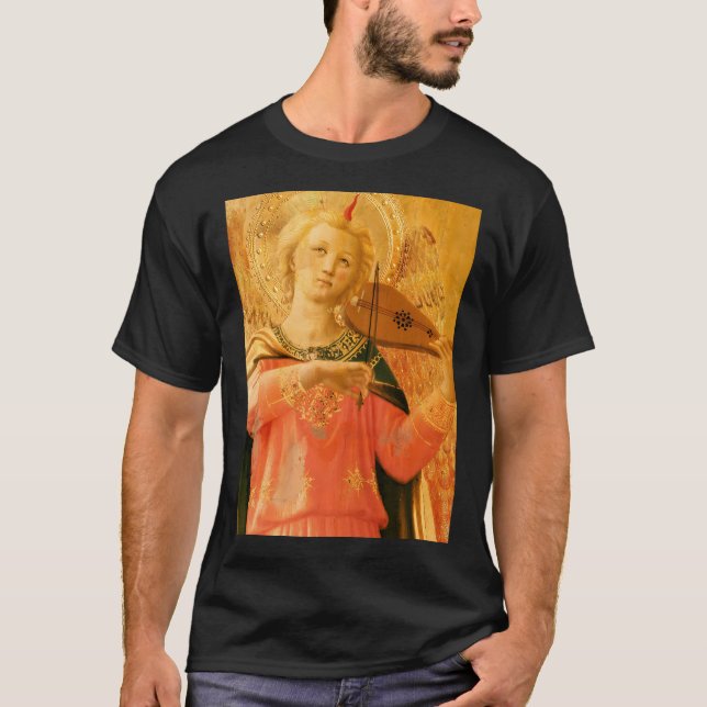 Camiseta Fra Angelico (Guido Di Pietro) Angel Haciendo Músi (Anverso)