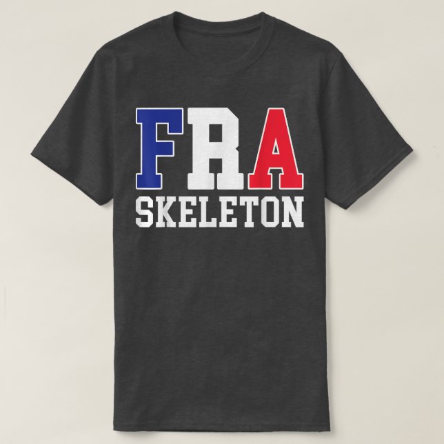 Camiseta FRA Skeleton  (Diseño del anverso)