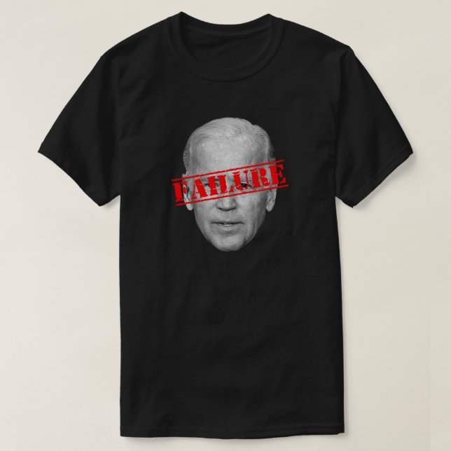 Camiseta Fracaso de Biden | Anti Joe Biden Dark (Diseño del anverso)