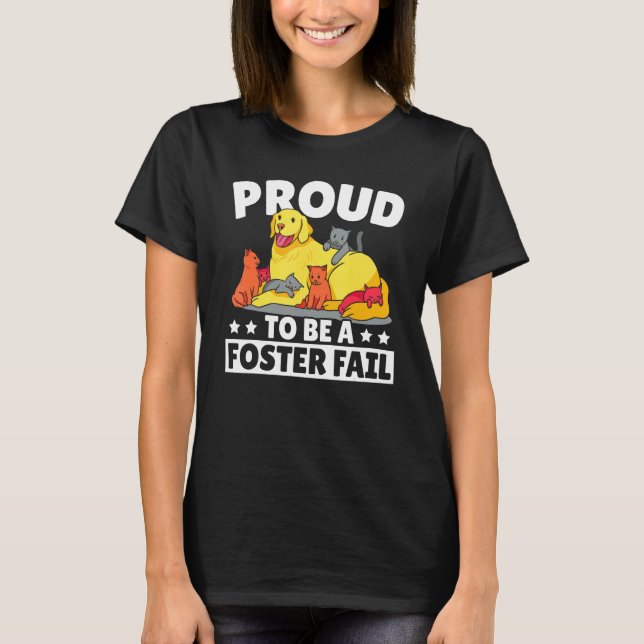 Camiseta Fracaso de la Foster Orgulloso Padre Rescatador An (Anverso)